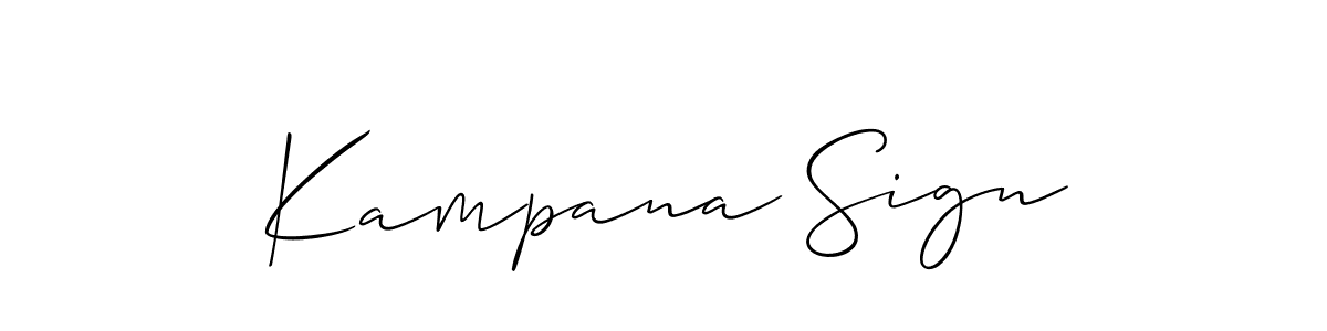 You should practise on your own different ways (Allison_Script) to write your name (Kampana Sign) in signature. don't let someone else do it for you. Kampana Sign signature style 2 images and pictures png