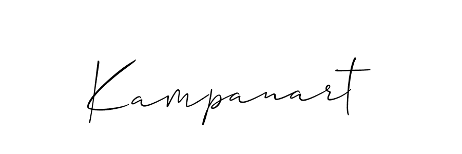 Design your own signature with our free online signature maker. With this signature software, you can create a handwritten (Allison_Script) signature for name Kampanart. Kampanart signature style 2 images and pictures png