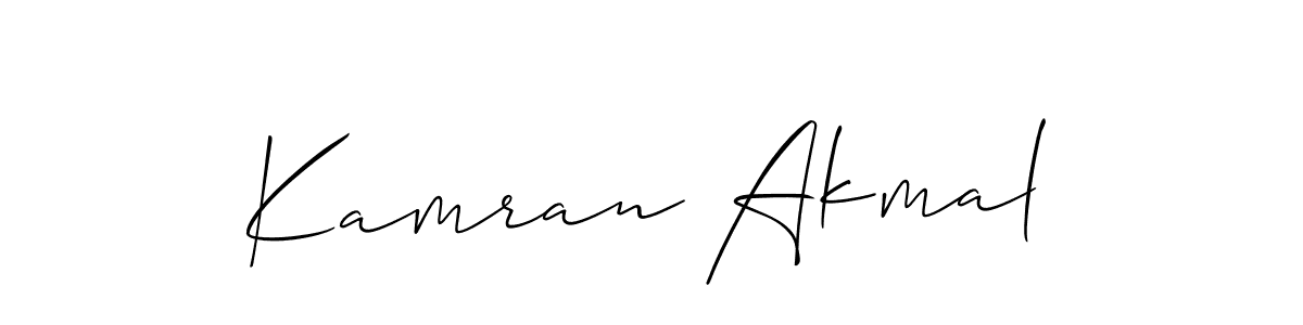 This is the best signature style for the Kamran Akmal name. Also you like these signature font (Allison_Script). Mix name signature. Kamran Akmal signature style 2 images and pictures png