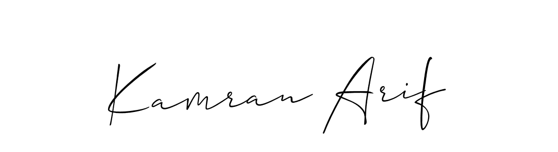 Similarly Allison_Script is the best handwritten signature design. Signature creator online .You can use it as an online autograph creator for name Kamran Arif. Kamran Arif signature style 2 images and pictures png