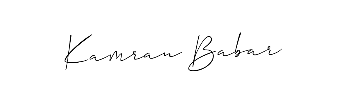 Make a beautiful signature design for name Kamran Babar. Use this online signature maker to create a handwritten signature for free. Kamran Babar signature style 2 images and pictures png