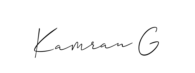 You can use this online signature creator to create a handwritten signature for the name Kamran G. This is the best online autograph maker. Kamran G signature style 2 images and pictures png