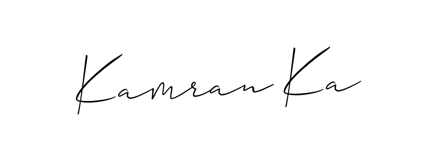 Also You can easily find your signature by using the search form. We will create Kamran Ka name handwritten signature images for you free of cost using Allison_Script sign style. Kamran Ka signature style 2 images and pictures png