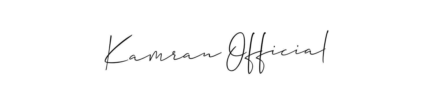 See photos of Kamran Official official signature by Spectra . Check more albums & portfolios. Read reviews & check more about Allison_Script font. Kamran Official signature style 2 images and pictures png