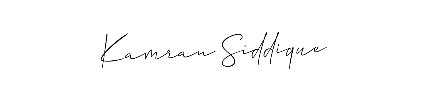You can use this online signature creator to create a handwritten signature for the name Kamran Siddique. This is the best online autograph maker. Kamran Siddique signature style 2 images and pictures png