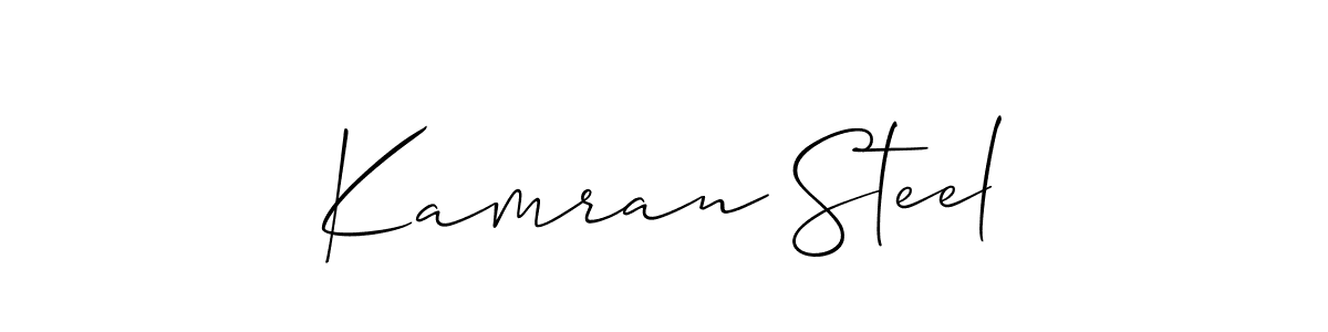 See photos of Kamran Steel official signature by Spectra . Check more albums & portfolios. Read reviews & check more about Allison_Script font. Kamran Steel signature style 2 images and pictures png