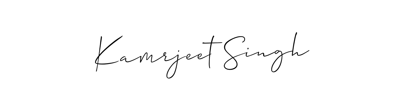 See photos of Kamrjeet Singh official signature by Spectra . Check more albums & portfolios. Read reviews & check more about Allison_Script font. Kamrjeet Singh signature style 2 images and pictures png