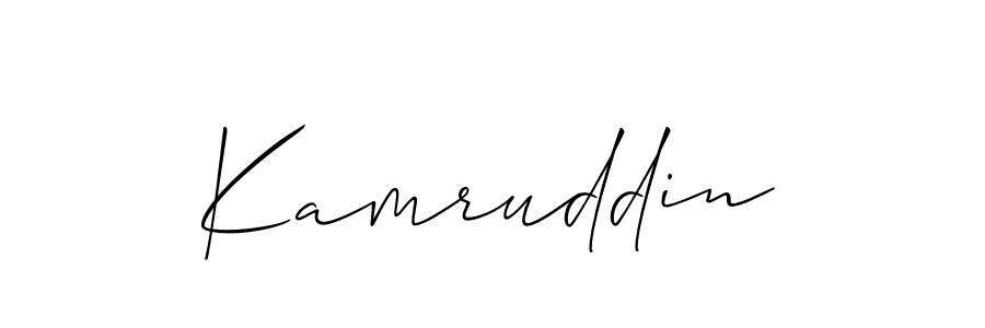 Make a short Kamruddin signature style. Manage your documents anywhere anytime using Allison_Script. Create and add eSignatures, submit forms, share and send files easily. Kamruddin signature style 2 images and pictures png