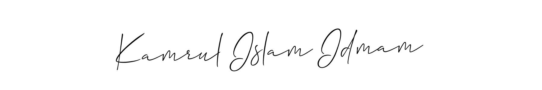 This is the best signature style for the Kamrul Islam Idmam name. Also you like these signature font (Allison_Script). Mix name signature. Kamrul Islam Idmam signature style 2 images and pictures png