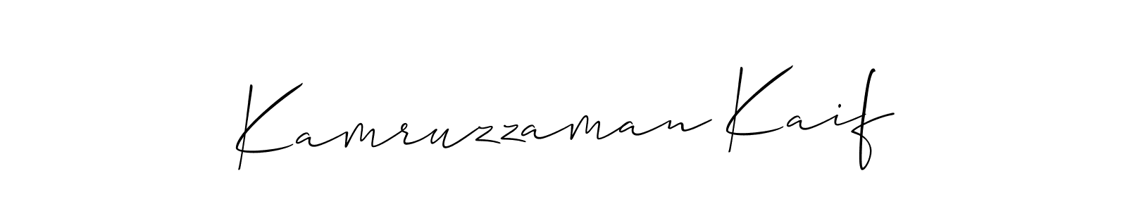 Kamruzzaman Kaif stylish signature style. Best Handwritten Sign (Allison_Script) for my name. Handwritten Signature Collection Ideas for my name Kamruzzaman Kaif. Kamruzzaman Kaif signature style 2 images and pictures png