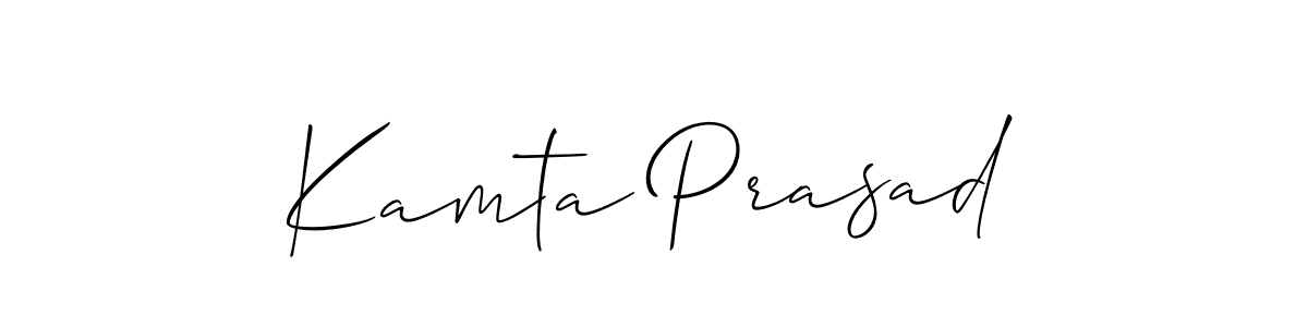 Make a beautiful signature design for name Kamta Prasad. Use this online signature maker to create a handwritten signature for free. Kamta Prasad signature style 2 images and pictures png