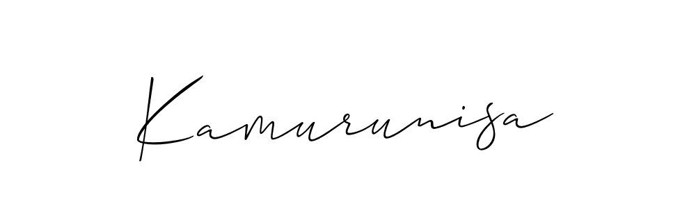 Once you've used our free online signature maker to create your best signature Allison_Script style, it's time to enjoy all of the benefits that Kamurunisa name signing documents. Kamurunisa signature style 2 images and pictures png