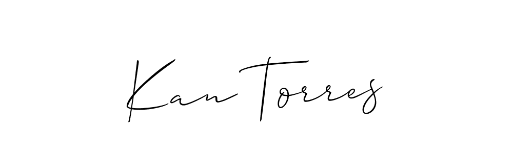 Make a beautiful signature design for name Kan Torres. Use this online signature maker to create a handwritten signature for free. Kan Torres signature style 2 images and pictures png