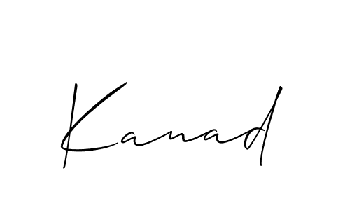 if you are searching for the best signature style for your name Kanad. so please give up your signature search. here we have designed multiple signature styles  using Allison_Script. Kanad signature style 2 images and pictures png