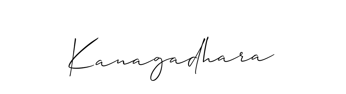 Also we have Kanagadhara name is the best signature style. Create professional handwritten signature collection using Allison_Script autograph style. Kanagadhara signature style 2 images and pictures png