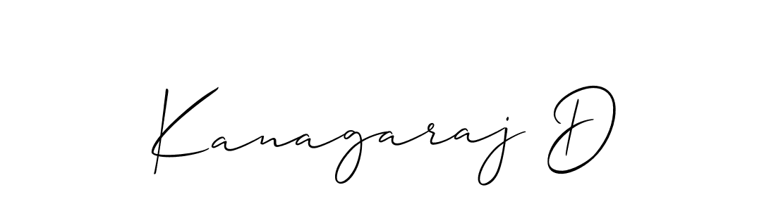 Best and Professional Signature Style for Kanagaraj D. Allison_Script Best Signature Style Collection. Kanagaraj D signature style 2 images and pictures png