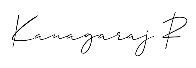 Enhance your business communications with Kanagaraj R signature in Allison_Script lettering. Clean, modern, and universally compatible. Kanagaraj R signature style 2 images and pictures png