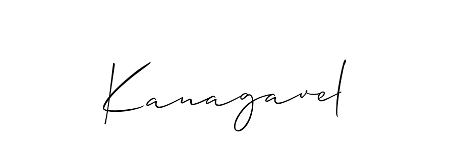 if you are searching for the best signature style for your name Kanagavel. so please give up your signature search. here we have designed multiple signature styles  using Allison_Script. Kanagavel signature style 2 images and pictures png