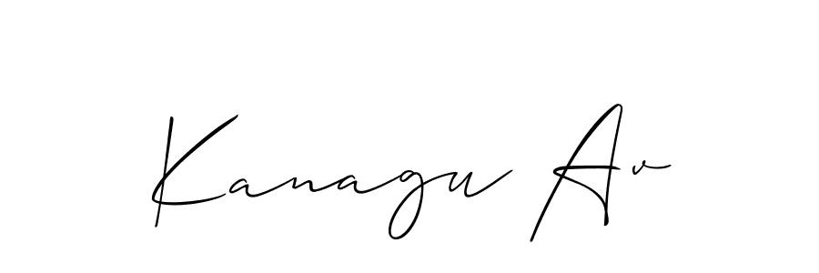 This is the best signature style for the Kanagu Av name. Also you like these signature font (Allison_Script). Mix name signature. Kanagu Av signature style 2 images and pictures png