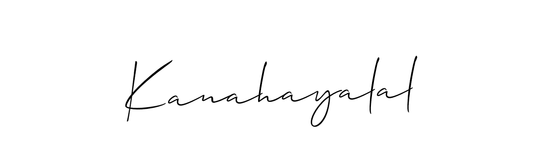 Similarly Allison_Script is the best handwritten signature design. Signature creator online .You can use it as an online autograph creator for name Kanahayalal. Kanahayalal signature style 2 images and pictures png