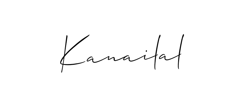 Also we have Kanailal name is the best signature style. Create professional handwritten signature collection using Allison_Script autograph style. Kanailal signature style 2 images and pictures png