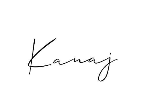if you are searching for the best signature style for your name Kanaj. so please give up your signature search. here we have designed multiple signature styles  using Allison_Script. Kanaj signature style 2 images and pictures png