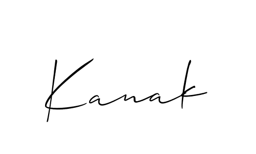 The best way (Allison_Script) to make a short signature is to pick only two or three words in your name. The name Kanak include a total of six letters. For converting this name. Kanak signature style 2 images and pictures png