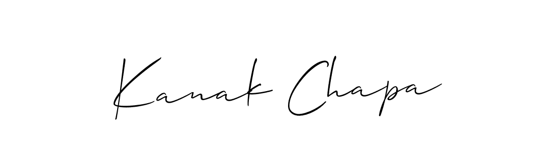 Check out images of Autograph of Kanak Chapa name. Actor Kanak Chapa Signature Style. Allison_Script is a professional sign style online. Kanak Chapa signature style 2 images and pictures png