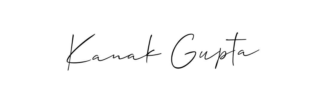 Make a short Kanak Gupta signature style. Manage your documents anywhere anytime using Allison_Script. Create and add eSignatures, submit forms, share and send files easily. Kanak Gupta signature style 2 images and pictures png