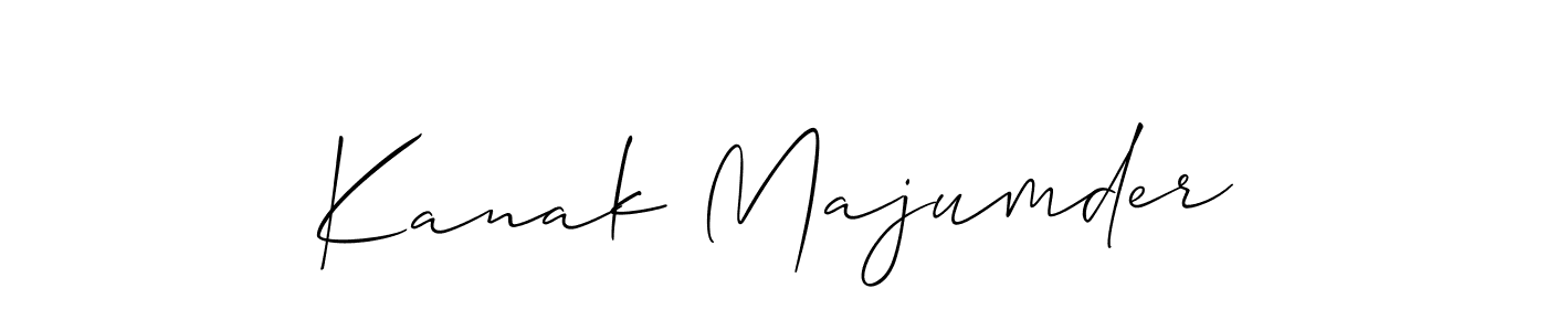 Also You can easily find your signature by using the search form. We will create Kanak Majumder name handwritten signature images for you free of cost using Allison_Script sign style. Kanak Majumder signature style 2 images and pictures png
