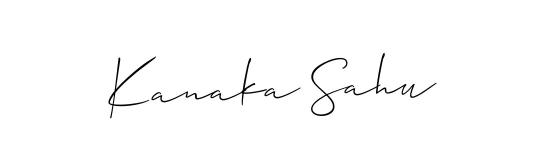 Once you've used our free online signature maker to create your best signature Allison_Script style, it's time to enjoy all of the benefits that Kanaka Sahu name signing documents. Kanaka Sahu signature style 2 images and pictures png