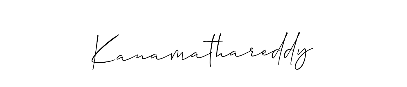 How to Draw Kanamathareddy signature style? Allison_Script is a latest design signature styles for name Kanamathareddy. Kanamathareddy signature style 2 images and pictures png