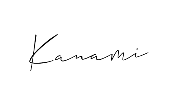 The best way (Allison_Script) to make a short signature is to pick only two or three words in your name. The name Kanami include a total of six letters. For converting this name. Kanami signature style 2 images and pictures png