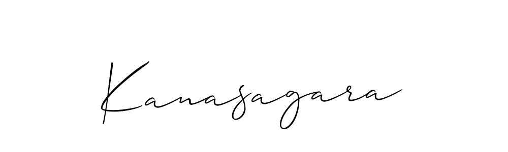 The best way (Allison_Script) to make a short signature is to pick only two or three words in your name. The name Kanasagara include a total of six letters. For converting this name. Kanasagara signature style 2 images and pictures png