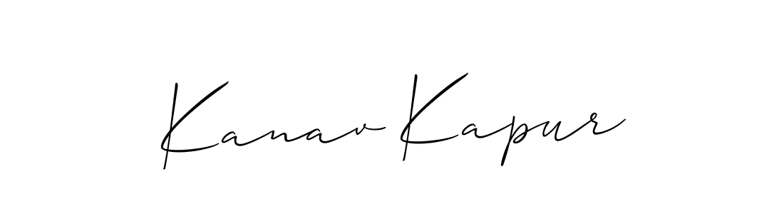 Similarly Allison_Script is the best handwritten signature design. Signature creator online .You can use it as an online autograph creator for name Kanav Kapur. Kanav Kapur signature style 2 images and pictures png