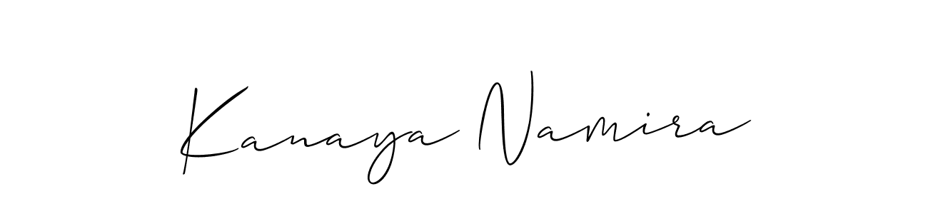 Best and Professional Signature Style for Kanaya Namira. Allison_Script Best Signature Style Collection. Kanaya Namira signature style 2 images and pictures png