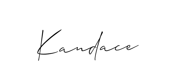 Once you've used our free online signature maker to create your best signature Allison_Script style, it's time to enjoy all of the benefits that Kandace name signing documents. Kandace signature style 2 images and pictures png