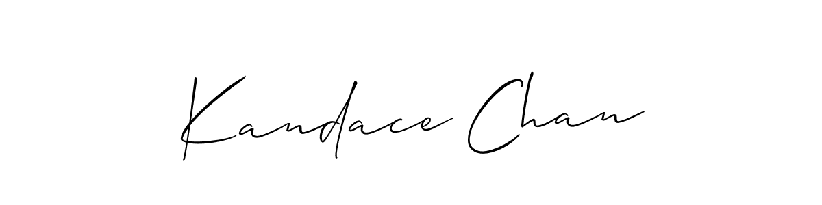You can use this online signature creator to create a handwritten signature for the name Kandace Chan. This is the best online autograph maker. Kandace Chan signature style 2 images and pictures png