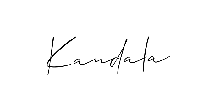 Here are the top 10 professional signature styles for the name Kandala. These are the best autograph styles you can use for your name. Kandala signature style 2 images and pictures png