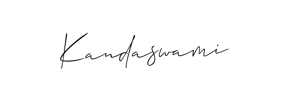 You should practise on your own different ways (Allison_Script) to write your name (Kandaswami) in signature. don't let someone else do it for you. Kandaswami signature style 2 images and pictures png