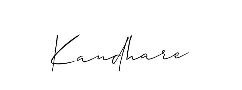 Also You can easily find your signature by using the search form. We will create Kandhare name handwritten signature images for you free of cost using Allison_Script sign style. Kandhare signature style 2 images and pictures png