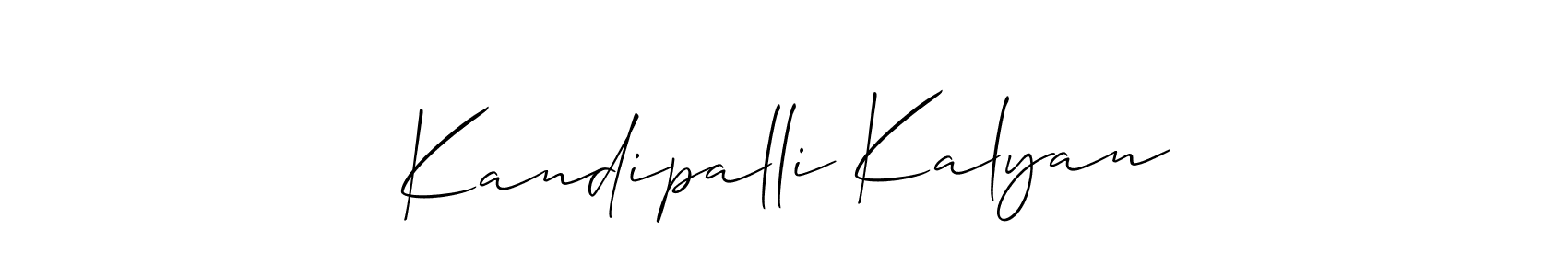 Make a beautiful signature design for name Kandipalli Kalyan. Use this online signature maker to create a handwritten signature for free. Kandipalli Kalyan signature style 2 images and pictures png