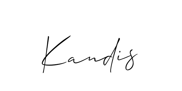 How to make Kandis name signature. Use Allison_Script style for creating short signs online. This is the latest handwritten sign. Kandis signature style 2 images and pictures png