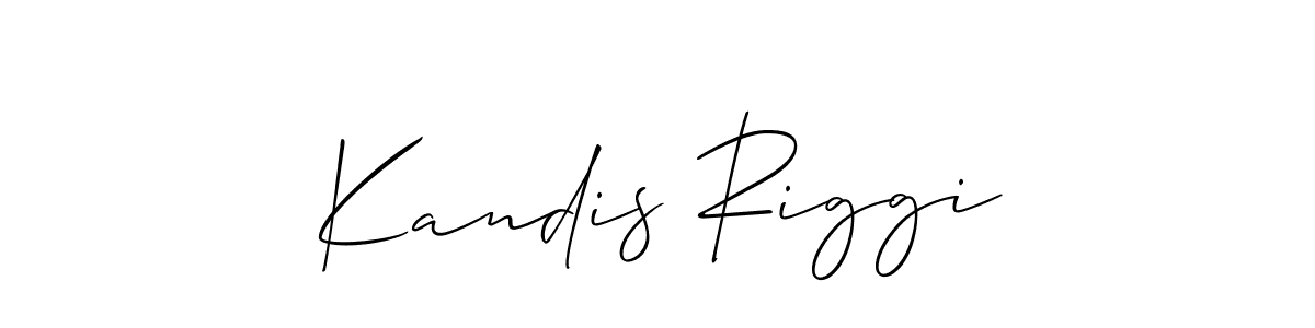 Make a beautiful signature design for name Kandis Riggi. Use this online signature maker to create a handwritten signature for free. Kandis Riggi signature style 2 images and pictures png