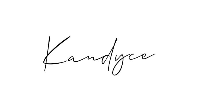 if you are searching for the best signature style for your name Kandyce. so please give up your signature search. here we have designed multiple signature styles  using Allison_Script. Kandyce signature style 2 images and pictures png