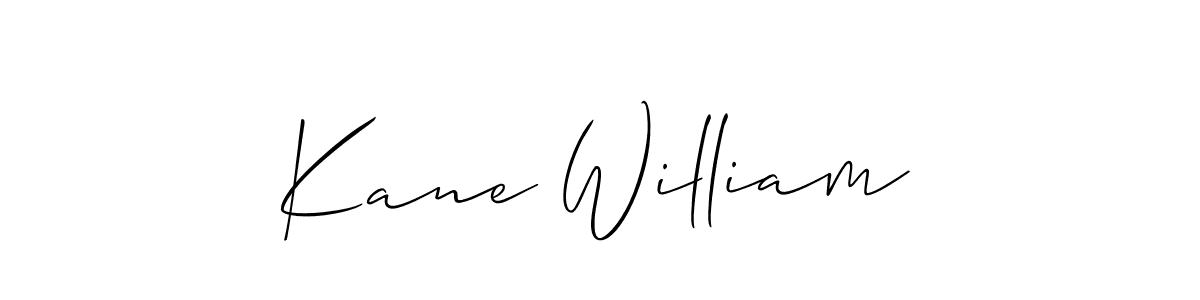 Create a beautiful signature design for name Kane William. With this signature (Allison_Script) fonts, you can make a handwritten signature for free. Kane William signature style 2 images and pictures png