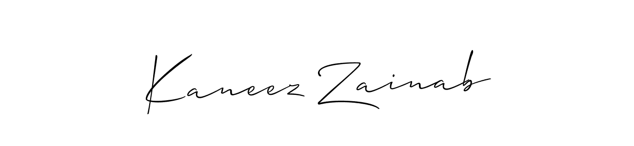 Make a beautiful signature design for name Kaneez Zainab. Use this online signature maker to create a handwritten signature for free. Kaneez Zainab signature style 2 images and pictures png