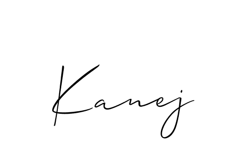 Also we have Kanej name is the best signature style. Create professional handwritten signature collection using Allison_Script autograph style. Kanej signature style 2 images and pictures png