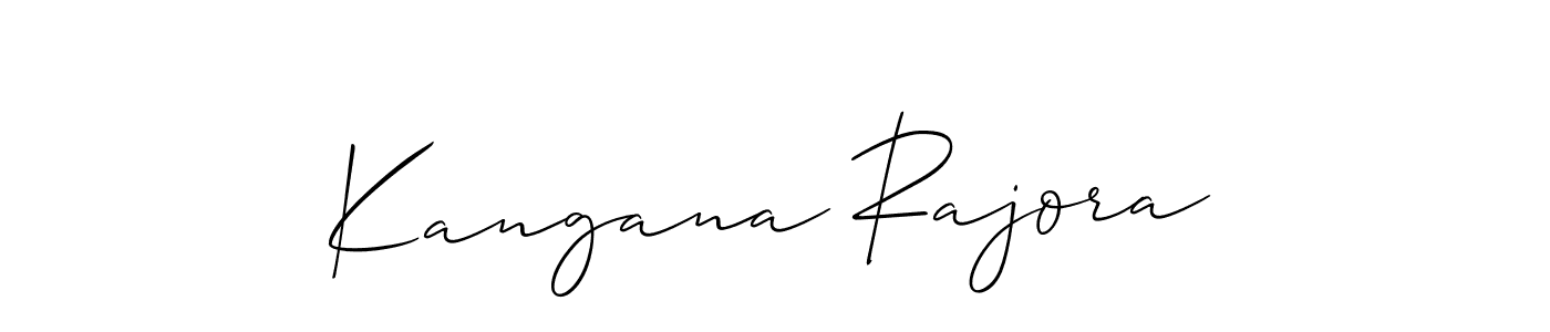 Best and Professional Signature Style for Kangana Rajora. Allison_Script Best Signature Style Collection. Kangana Rajora signature style 2 images and pictures png