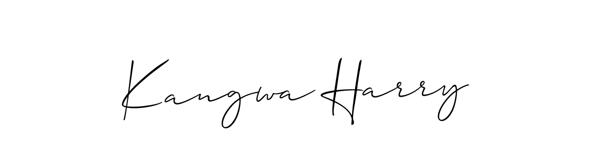 It looks lik you need a new signature style for name Kangwa Harry. Design unique handwritten (Allison_Script) signature with our free signature maker in just a few clicks. Kangwa Harry signature style 2 images and pictures png